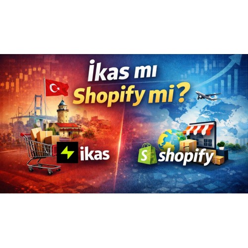 İkas mı Shopify mı? Türkiye İçin E-Ticaret Karşılaştırması (2026)