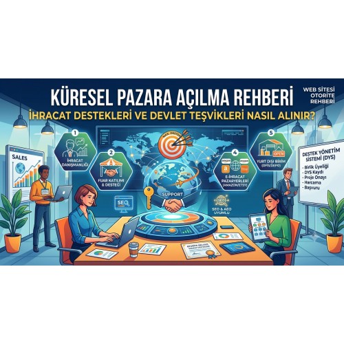 Küresel Pazara Açılma Rehberi: İhracat Destekleri ve Devlet Teşvikleri Nasıl Alınır?